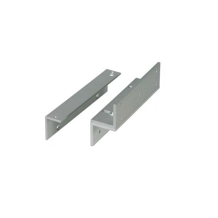 GO MEM180PL1 L-shaped Mounting Bracket for MEM180D Electromagnet, Steel, Black
