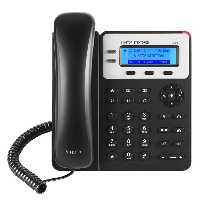 Zenitel Sip-1 Stazione da banco SIP 2.0, PoE, altoparlante 2W, microfono omnidirezionale
