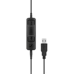 EPOS MS USB-CC X5 Replacement Controller, USB-A, Volume and Mute Control, Black