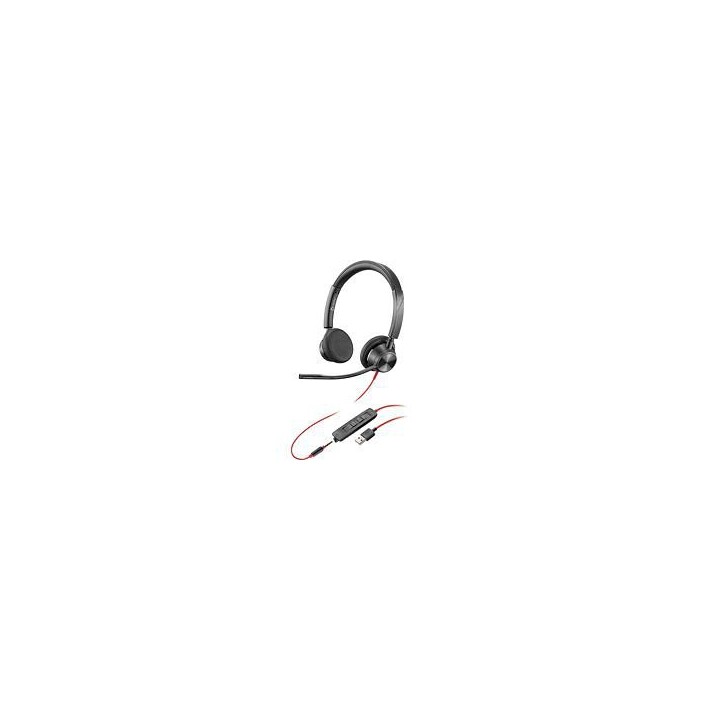 Poly Blackwire 3320 USB-A Headset with Microphone