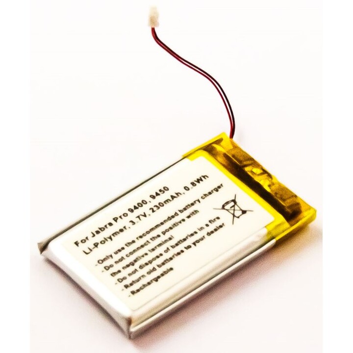 CoreParts MBXJA-BA0001 Bateria para auriculares Jabra Pro 920, 930, 940, 9450, 1000 mAh, 3.7 V
