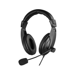 Sandberg 325-28 Wired Over-Ear Headphones with 3.5 mm Gold-Plated Jack, 2 m Cable, 20-20,000 Hz, 32 Ohm, Black
