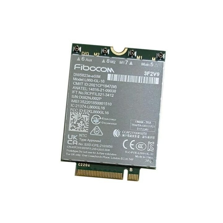 DELL DW5823E Internal WWAN Module 1000 Mbit/s