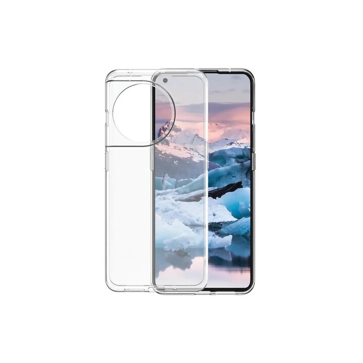 dbramante1928 Greenland custodia per OnePlus 11, 17 cm (6,7"), Trasparente, TPU riciclato e policarbonato