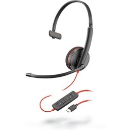Poly Blackwire C3210 Cuffie Mono USB-C Nere