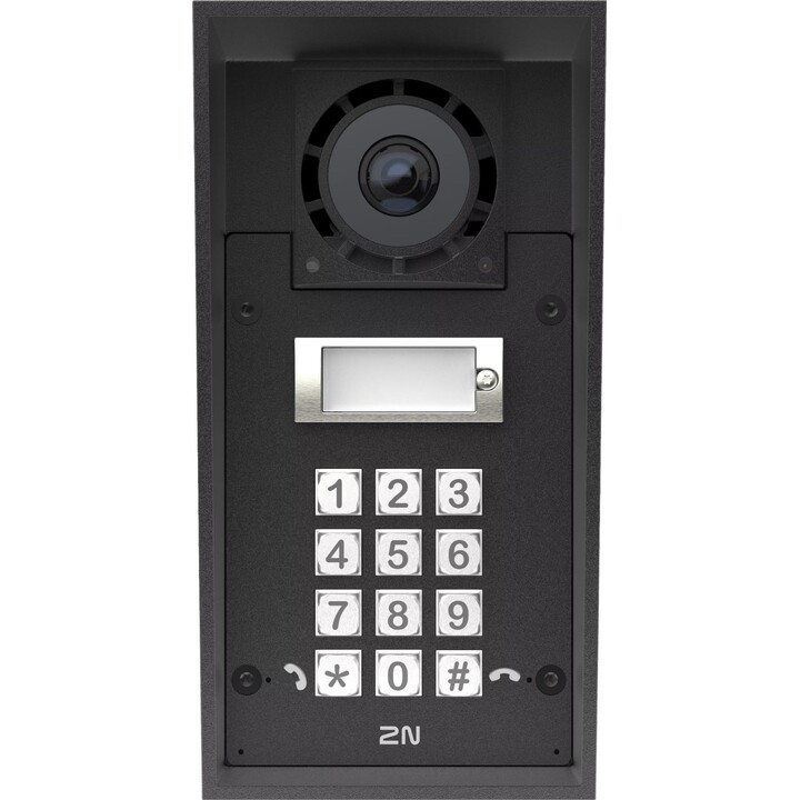 2N 9151304C IP Force 2.0 Videocitofono IP a 4 pulsanti con telecamera 5 MP, lettore QR, PoE+