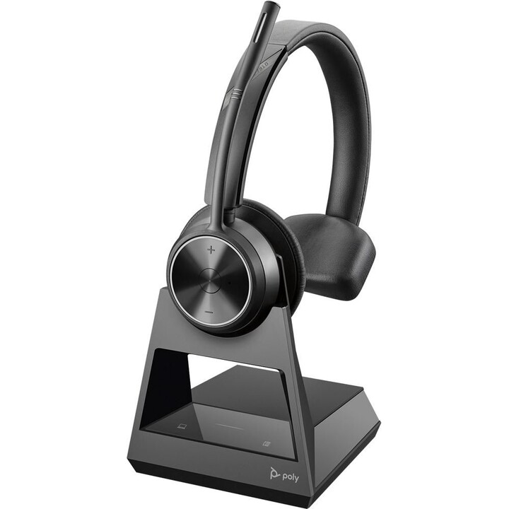 POLY Savi 7320-m - Auricular sem fios DECT para escritório, ANC, 180 m, 13 h