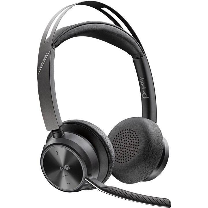 HP Poly Voyager Focus 2 Auscultadores Sem Fios com ANC Híbrido e Bluetooth 5.1