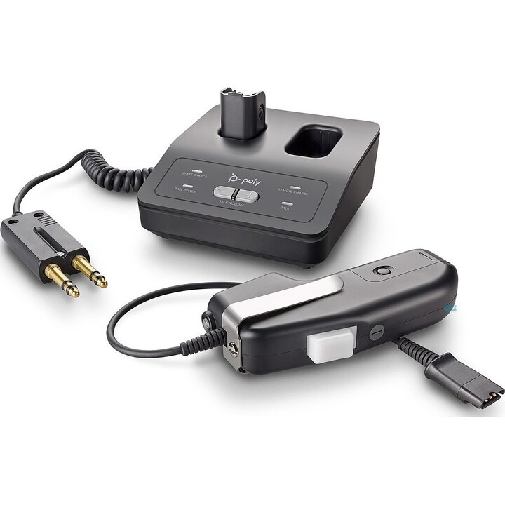 HP Poly CA22CD-SC Detector PTT Inalámbrico 8K773AAABB, Adaptador DECT