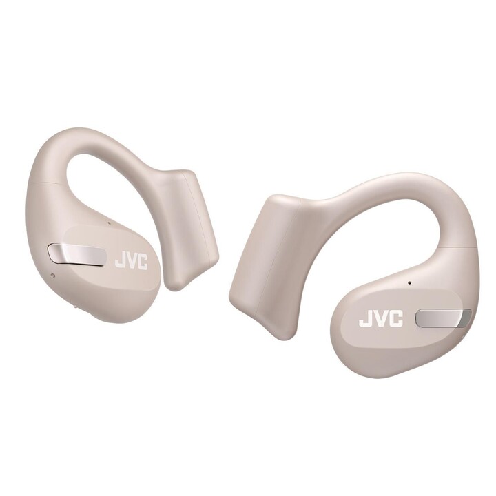 JVC HA-NP50T-C-U Nearphone True Wireless Earphones with Ear Hook, Beige