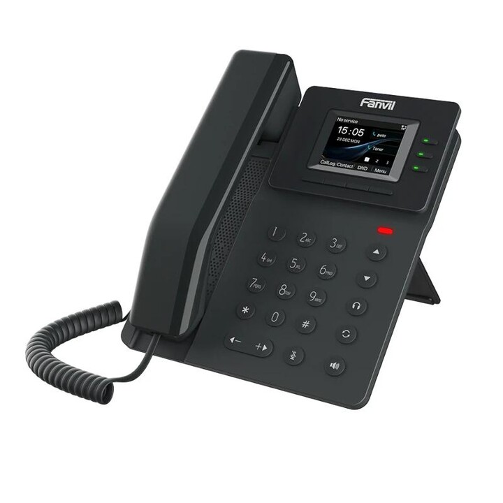 Fanvil V60P Telefono IP 2.4" Colore PoE 4 linee