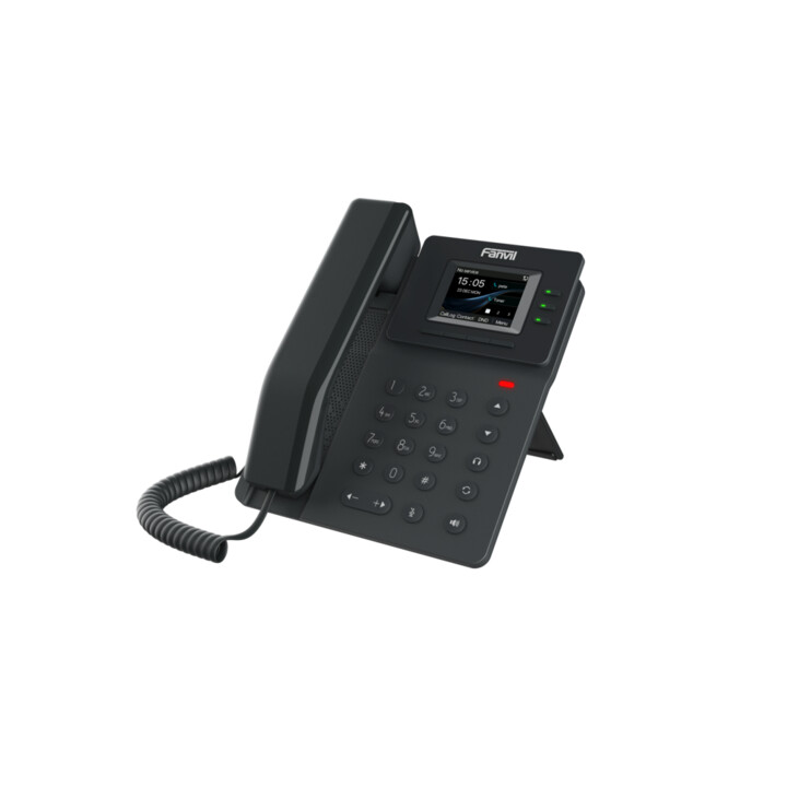 Fanvil V60P Telefono IP 2.4" Colore PoE 4 linee