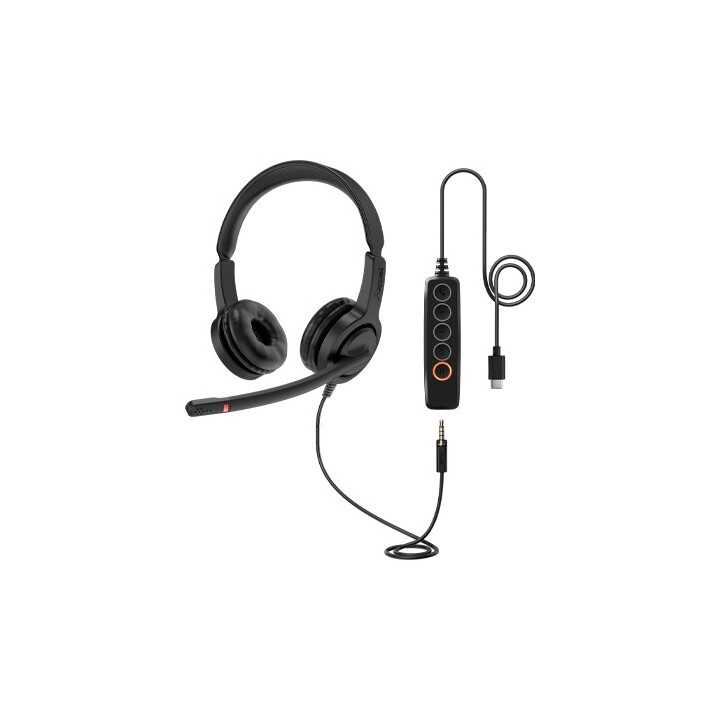 Axtel Voice UC28-35 Duo NC USB-C – Casque binaura avec réduction de bruit