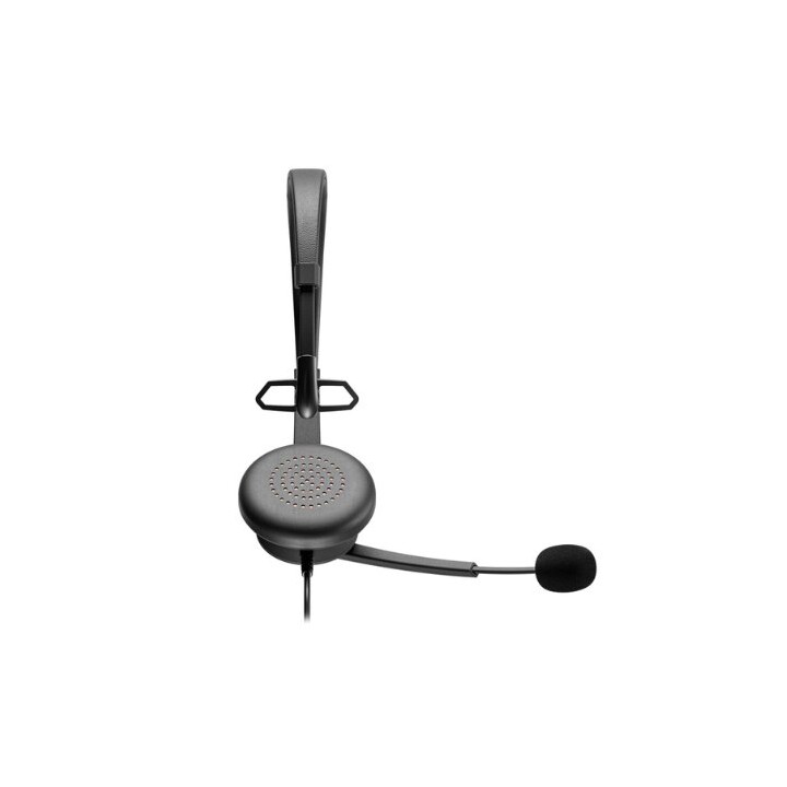 Axtel Ace UC Mono USB-C-A - On-Ear Headset with Microphone and Noise Cancelling, Black