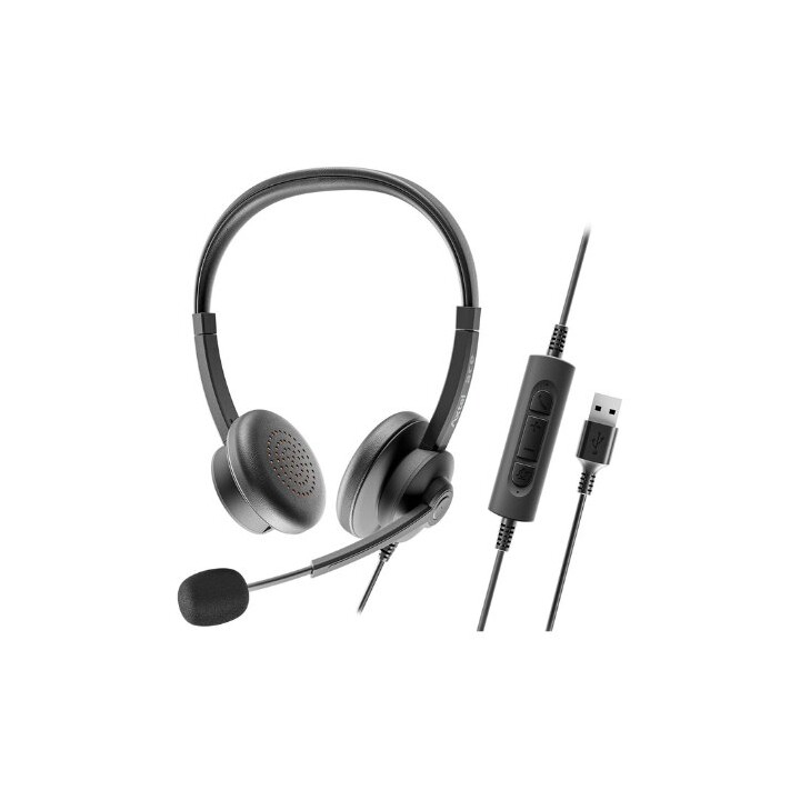 Axtel Ace UC Stereo USB-C/A - Auriculares con micrófono