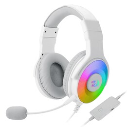 Redragon Pandora Auriculares Gaming RGB Virtual 7.1 USB con Micrófono Blanco