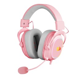 Redragon Zeus X Cuffie Gaming RGB Virtual 7.1 USB con Microfono Rosa