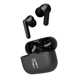 TNB Onyx TWS Auscultadores Sem Fios com Cancelamento Ativo de Ruído ANC -25 dB, Bluetooth 5.3, 30 h, IPX5, USB-C