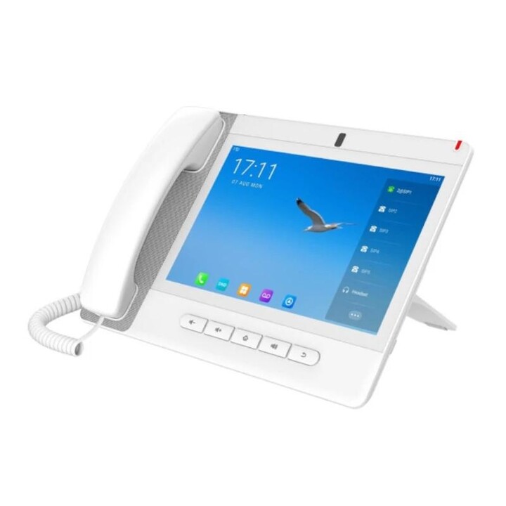 Fanvil A320 Telefone VoIP Android 9.0 Branco, 20 linhas SIP, Ecrã tátil 7"