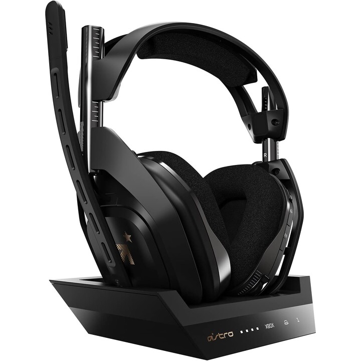 Logitech ASTRO Gaming A50 Kabelloses Gaming-Headset mit Ladestation