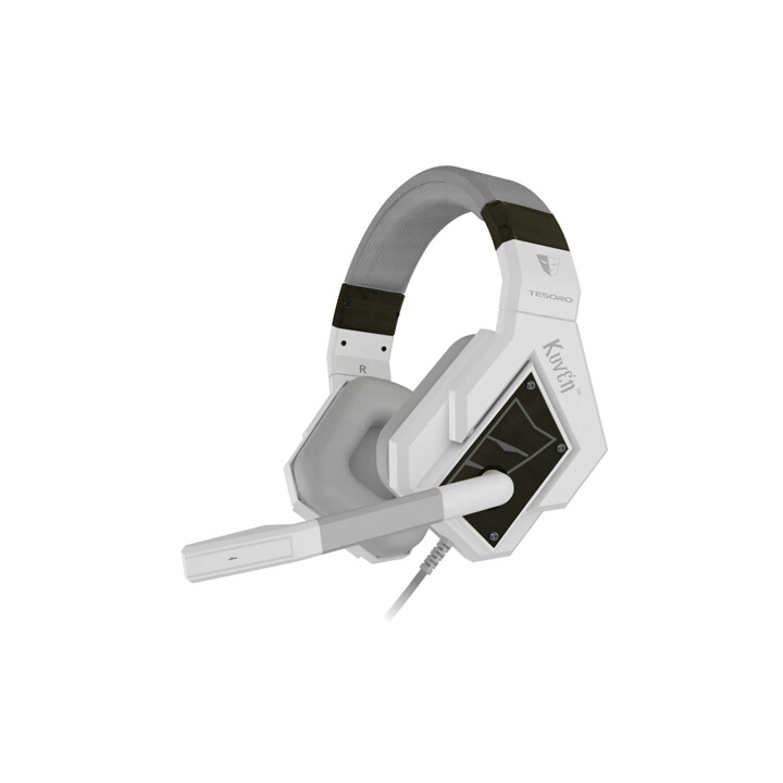 Tesoro Kuven Blanco - Auricular Diadema con Micrófono, Jack 3.5mm