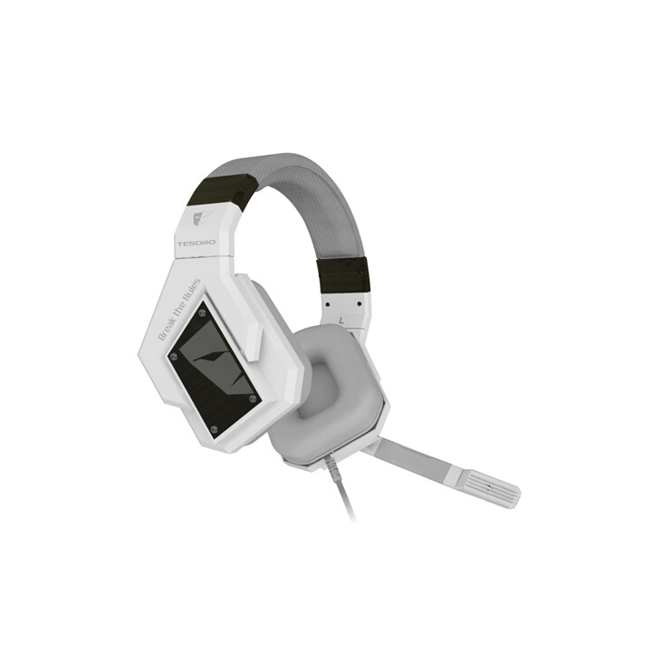 Tesoro Kuven Blanc - Casque avec Microphone, Jack 3.5mm