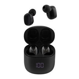 TnB Onyx - Écouteurs TWS avec étui et indicateur de charge - Noir