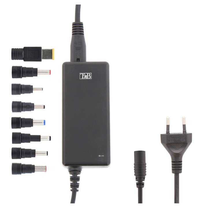 TnB Chargeur Universel pour Ultrabook 45W 19V 2.37A avec 8 Adaptateurs