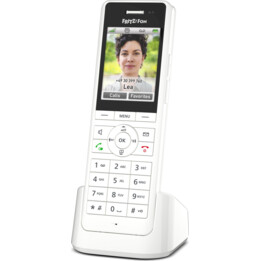 FRITZ!Fon X6 Telefono DECT Cordless con Identificatore di Chiamata, Bianco
