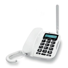 MOTOROLA FW500 Corded Phone + 4G + Emergency Battery