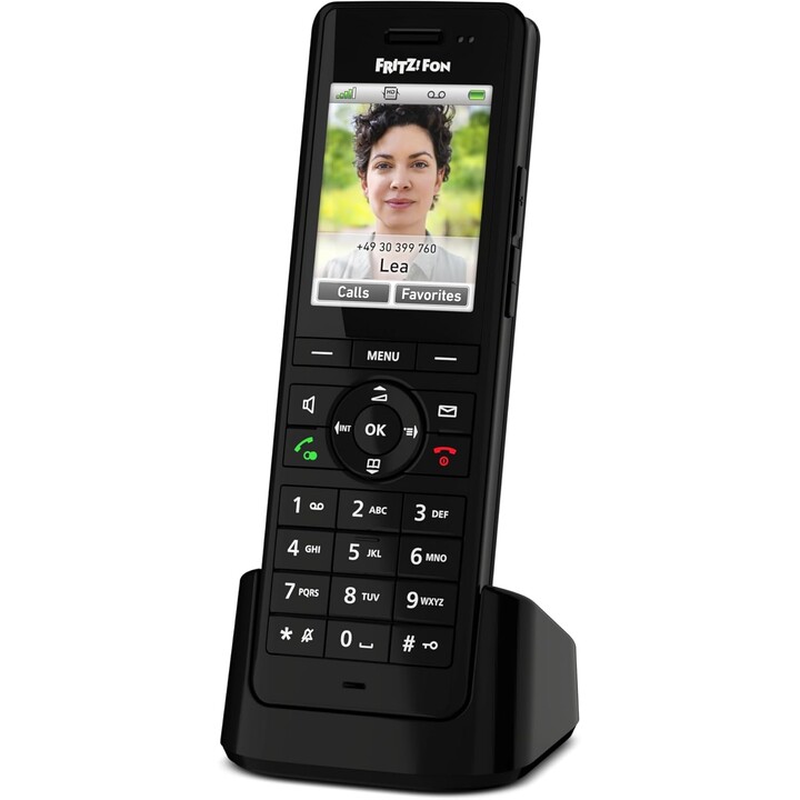 AVM FRITZ!Fon X6 Teléfono DECT Inalámbrico Negro