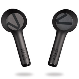 Veho Stix True Wireless In-Ear-Kopfhörer Bluetooth 5.0, 24 h Akku, IPX4, USB-C, Schwarz