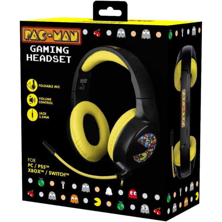 Blade Konix Pac Man Gaming Headset with 3.5 mm Jack Cable