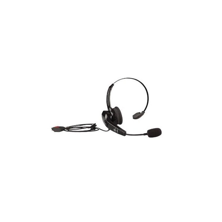 Zebra HS2100 Casque Filaire Serre-tête Bureau/Centre d'appels Noir