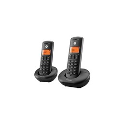 Téléphone Sans Fil Motorola E202 DECT Noir
