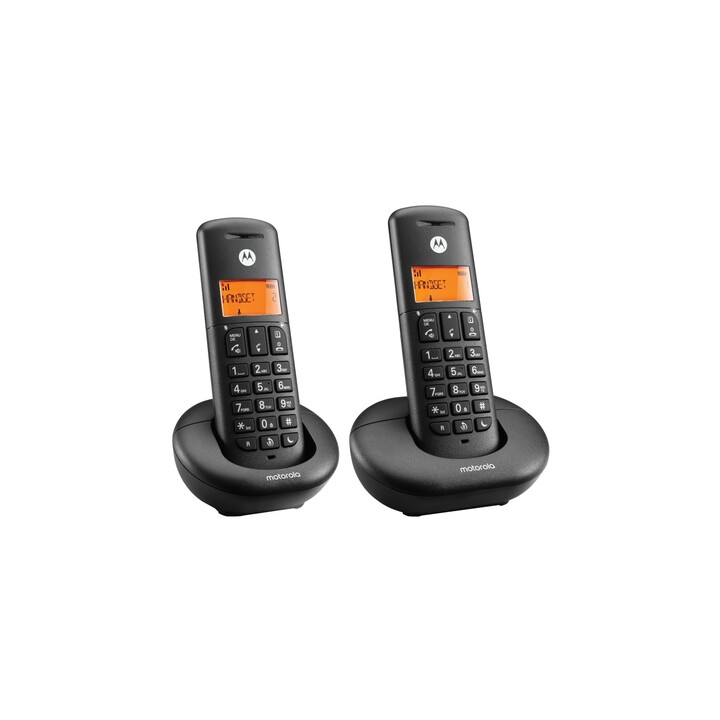Motorola E202 DECT Schnurlostelefon Schwarz
