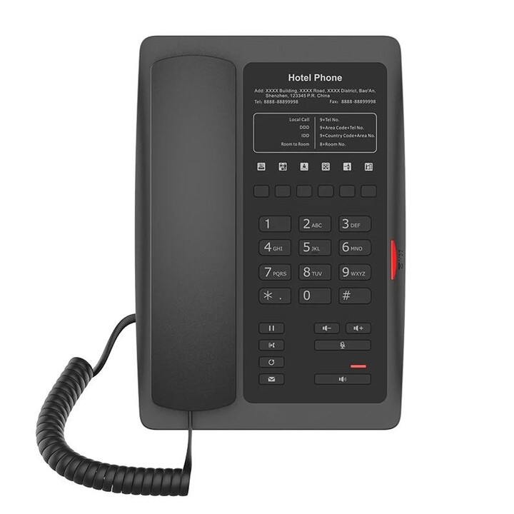 Fanvil H3W-B Téléphone VoIP PoE 2 Lignes SIP 6 Touches Programmables