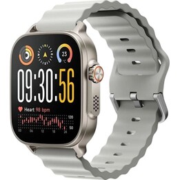 Realme Watch 5 Silber 1,97 Zoll AMOLED GPS NFC 16 Tage + 108 Sportarten IP68