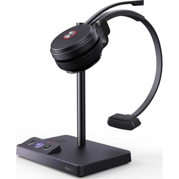 YEALINK WH62 Mono Teams Auriculares inalámbricos DECT negros