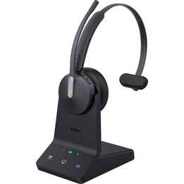 YEALINK WH64 Mono UC Headset Auscultadores Sem fios Fita de cabeça Escritório/Call center USB Type-C Bluetooth Preto