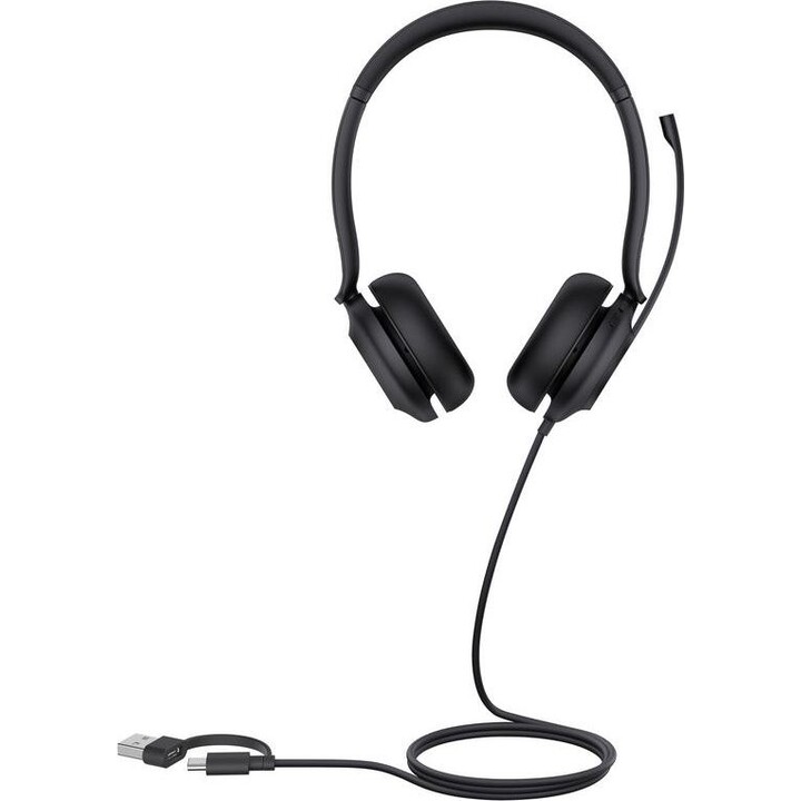 YEALINK UH35 Dual UC USB-C/A Headset Kopfhörer Kabelgebunden Kopfband Büro/Callcenter USB Type-C / USB Type-A Schwarz