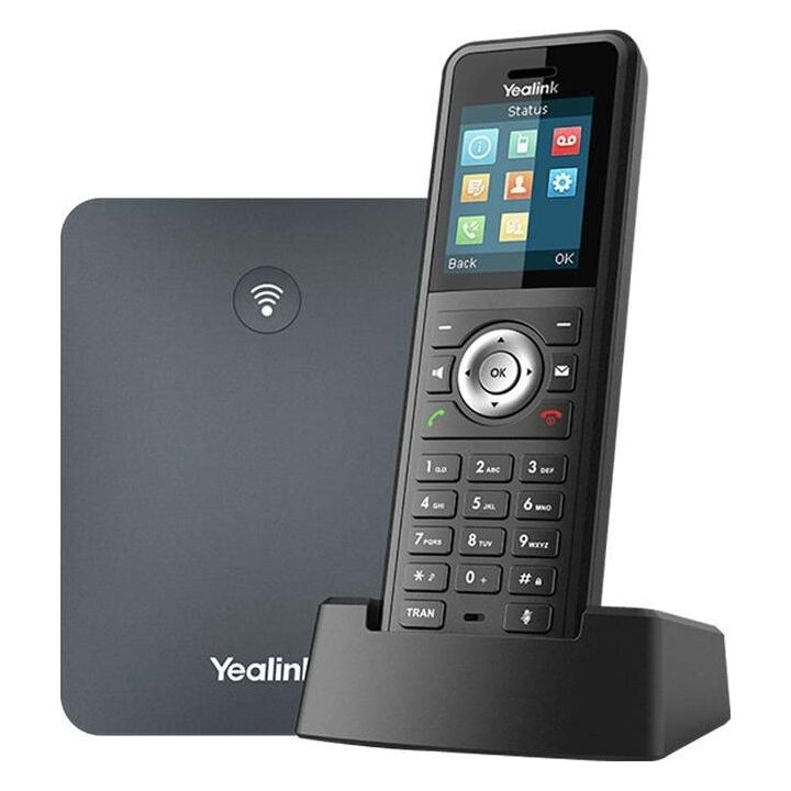 Telefono IP nero, 20 linee, schermo TFT