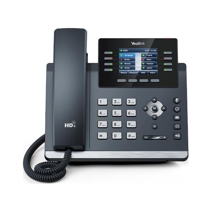 Yealink SIP-T44W Téléphone IP sans fil 8 lignes