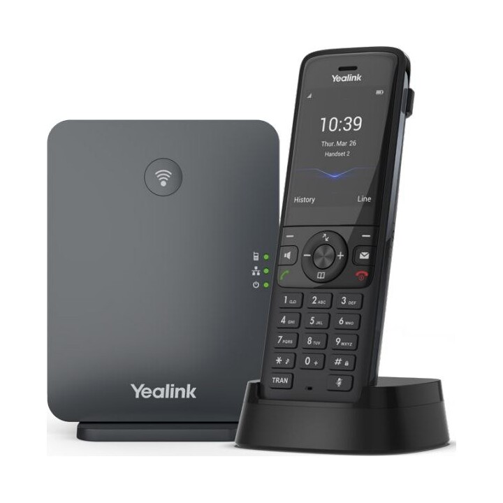 Telefono IP W78p nero con schermo TFT