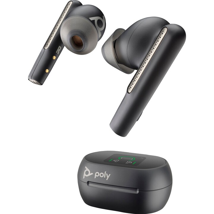 Voyager Free 60 Uc con estuche de carga, equipos USB-C, negro, WW, KM0