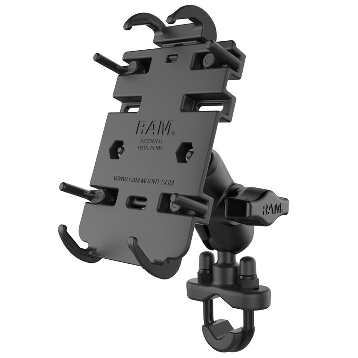RAM Mounts Quick-Grip Support passif pour téléphone portable/smartphone, GPS, noir