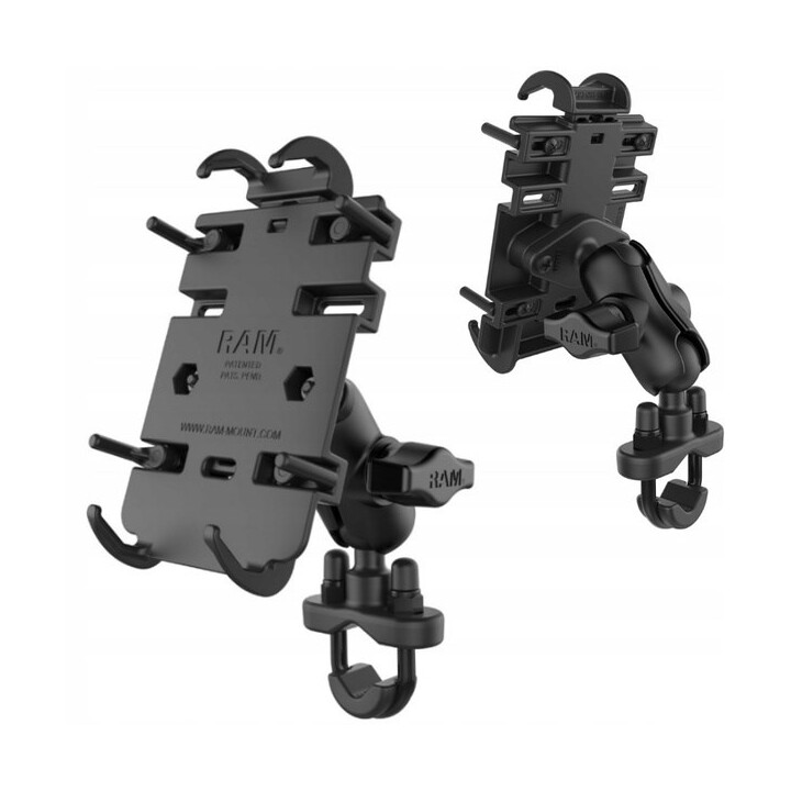 RAM Mounts Quick-Grip Supporto passivo per cellulare/smartphone, navigatore, nero