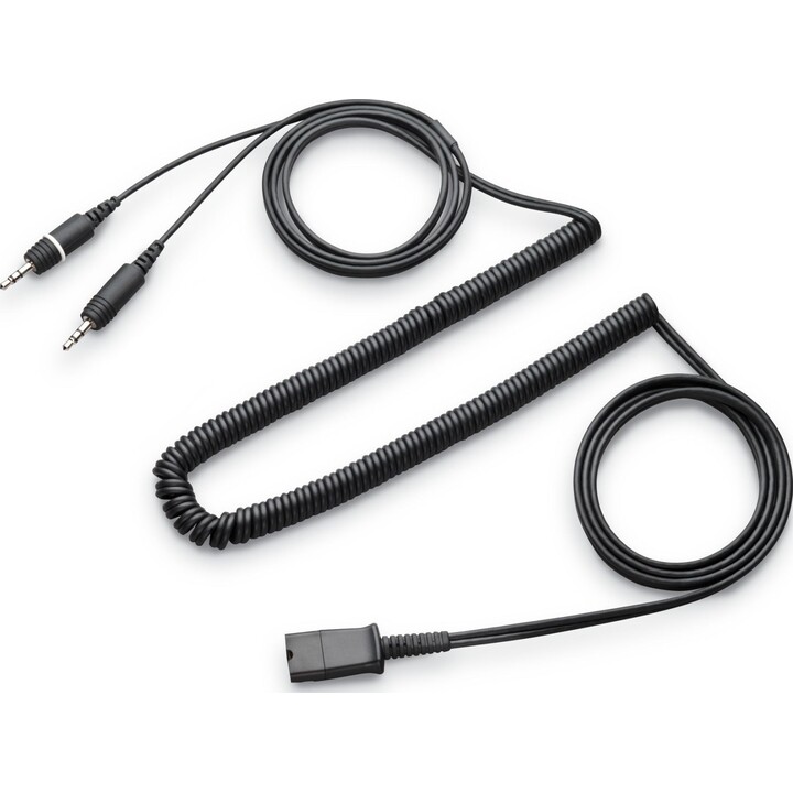 Cavo stereo Poly con connettore da 3,5 mm a doppio connettore QD