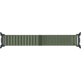 Bracelet Samsung Fabric S/M, couleur olive, pour les montres Watch 8 et 9