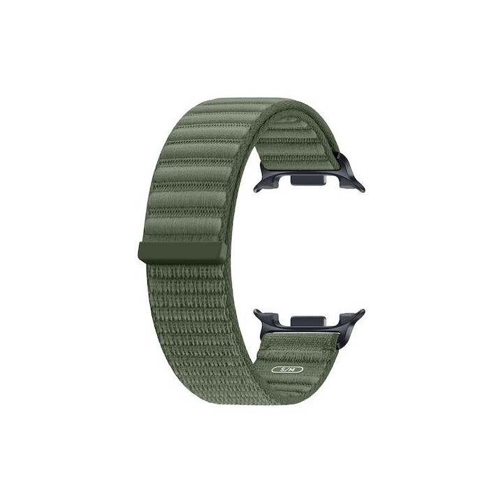 Pulseira Samsung Fabric S/M, cor azeitona, para os relógios Watch 8 e 9
